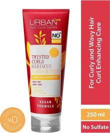 Haarshampoo mit Hibiskus und Sheabutter - Urban Pure Twisted Curls Hibiscus & Shea Butter