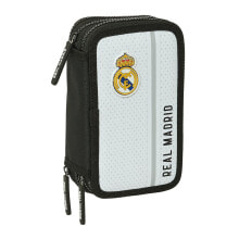 SAFTA Real Madrid First Kit 24/25 Triple 36 Units filled pencil case