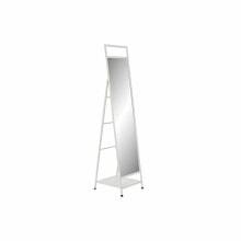 Free standing mirror DKD Home Decor White Metal Mirror Rectangular 30 x 40 cm 39 x 40 x 160 cm