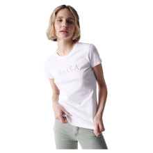 SALSA JEANS Applique Logo Detail Short Sleeve T-Shirt