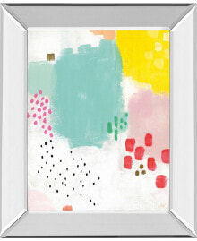 Classy Art dots and Colors-Mattie by Joelle Wehkamp Mirror Framed Print Wall Art, 22