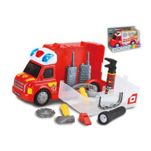 Игрушечные машинки и техника для мальчиков игрушечная машинка Tachan Спасательная служба с аксессуарами, со светом и звуком
