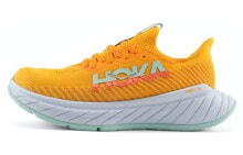 HOKA ONE ONE Carbon X3 竞速碳板公路 低帮 跑步鞋 女款 茶花橘 / Кроссовки HOKA ONE ONE Carbon X3 1123193-RYCM