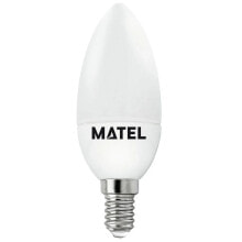 MATEL Led candle bulb E14 cool 5W 3 units