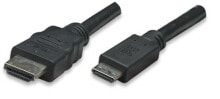 Techly ICOC-HDMI-B-015 HDMI кабель 1,8 m HDMI Тип A (Стандарт) HDMI Type C (Mini) Черный