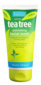 Beauty Formulas Cleansing Gel Exfoliating Facial Wash Отшелушивающий гель для умывания с экстрактом чайного дерева 150 мл