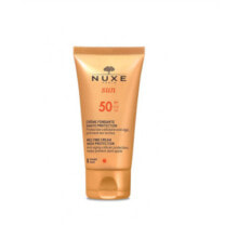 Средства для загара и защиты от солнца nuxe Sun Melting Cream Face SPF50 Солнцезащитный крем для лица с антивозрастным действием 50 мл
