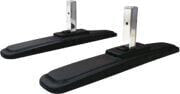 Brackets and racks for televisions and audio equipment