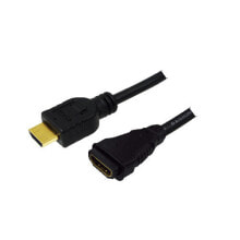 LogiLink HDMI - HDMI, 1.0m HDMI кабель 1 m HDMI Тип A (Стандарт) Черный CH0059