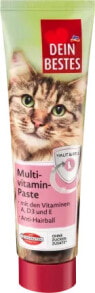 Купить лакомства для кошек Dein Bestes: Katzensnack Multivitaminpaste, 100 g