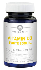 Витамин D pharma Activ Витамин D3 форте 2000 МЕ 30 таблеток