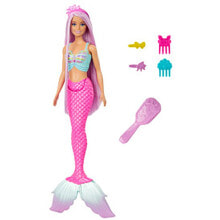 Купить куклы и пупсы для девочек Barbie: BARBIE Mermaid With Long Hair And Styling Accessories A Touch Of Magic Doll