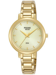 Женские наручные часы женские наручные кварцевые часы Pulsar ремешок из нержавеющей стали. Водонепроницаемость-5 АТМ. Защищенное от царапин минеральное стекло.