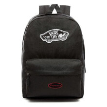 Женский спортивный рюкзак черный с логотипом и карманом VANS Realm Backpack szkolny Custom Princess - VN0A3UI6BLK