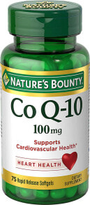 Коэнзим Q10 Nature's Bounty C-Q-10 Q-Sorb Коэнзим Q10 для поддержки работы сердца 100 мг - 60 гелевых капсул
