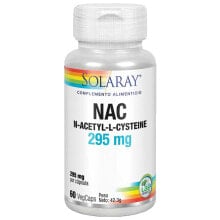 Аминокислоты SOLARAY NAC N-Acetyl-L-Cysteine 295mgr 60 Units