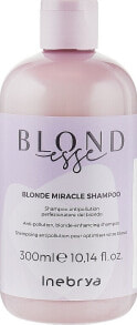 Schützendes Shampoo für ein perfektes Blond mit Kokosöl und Aloe Vera - Inebrya Blondesse Blonde Miracle Shampoo