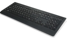 Клавиатуры клавиатура Беспроводная Lenovo 4X30H56854 QWERTZ Черный
