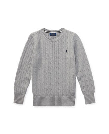 Купить детские свитеры и кардиганы для мальчиков Polo Ralph Lauren: Big Boys Cable-Knit Cotton Sweater