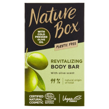 Средства для душа nature Box Revitalizing Body Bar  Бессульфатное восстанавливающее твердое мыло для душа с оливковым ароматом 100 г