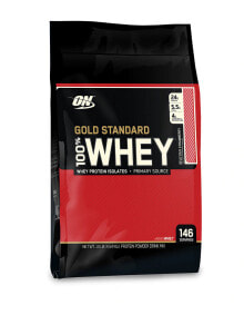Сывороточный протеин Optimum Nutrition Gold Standard 100% Whey Protein Isolates Порошок изолятов сывороточного протеина с клубничным вкусом 146  порций