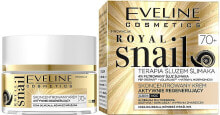 Regenerierende Gesichtscreme mit Schneckenschleimfiltrat 70+ - Eveline Cosmetics Royal Snail 70+