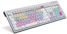 Клавиатуры Logickeyboard Avid Pro Tools клавиатура USB QWERTZ Немецкий Черный, Серебристый LKB-PT-AJPU-DE