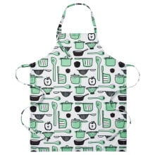 Kitchen mittens, aprons and potholders