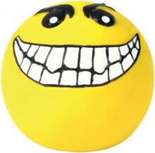 Trixie SMILES ROUND SQUEEN-YELLOW 6cm 4pcs