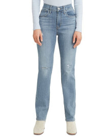 Levi's women's 724 Straight-Leg Jeans in Short Length