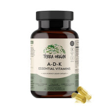 Витамин С terra Origin A-D-K Essential Vitamins Смесь витаминов A - D - K 60 жидких капсул