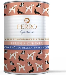 Wet food PERRO Gourmet Deer with zucchini Deer 400 g
