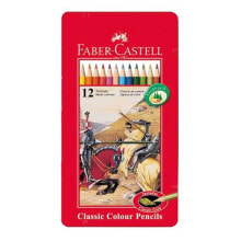 Купить цветные карандаши для рисования Faber-Castell: Цветные карандаши Faber-Castell 115801 12 штук