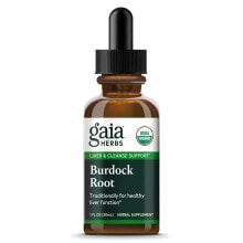 Антиоксиданты gaia Herbs Burdock Root Certified Organic  Экстракт корня лопуха 500 мг 30 мл