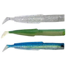 Приманки и мормышки для рыбалки FLASHMER Blue Equille Junior Body Soft Lure 100 mm 6g