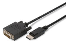 ASSMANN Electronic AK-340306-020-S видео кабель адаптер 2 m DisplayPort DVI-D Черный