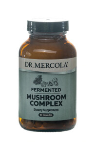 Грибы dr. Mercola Fermented Mushroom Complex Комплекс ферментированных грибов для укрепления иммунитета  90 капсул