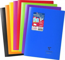 Clairefontaine ZESZYT A4 48K KRATKA KOVERBOOK PP 1 SZTUKA MIX KOLORÓW