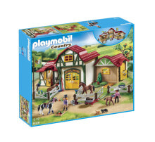Детские игровые наборы и фигурки из дерева игровой набор с элементами конструктора Playmobil Country 6926, Лошадиная ферма