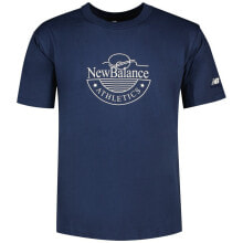 Мужские спортивные футболки и майки New Balance (Нью Баланс)