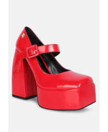 Красные женские туфли на каблуке Rag & Co
