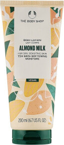 Feuchtigkeitsspendende Körperlotion für trockene und empfindliche Haut mit Mandelmilch - The Body Shop Almond Milk Body Lotion Vegan