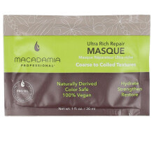 Macadamia Ultra Rich Moisture Masque Восстанавливающая и увлажняющая маска для жестких, сухих и ломких волос 236 мл