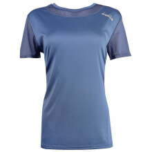 Купить женские футболки и топы Diadora: Diadora Core Running Crew Neck Short Sleeve Athletic T-Shirt Womens Blue Casual