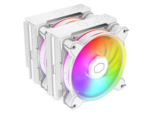 Купить кулеры и системы охлаждения для игровых компьютеров COOLER MASTER: Cooler Master Hyper 622 Halo White CPU Air Cooler, MF120 Halo² Fan, Dual Loop AR