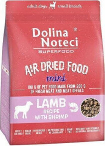 Dolina Noteci DOLINA NOTECI SUPERFOOD PIES 1kg MINI JAGNIĘCINA&KREWETKI karma suszona /8