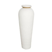 Vase Alexandra House Living White Terracotta 33 x 82 x 33 cm