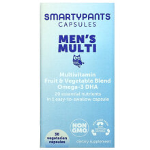Витаминно-минеральные комплексы смартиПэнтс, Мультивитамины для мужчин, 30 вегетарианских капсул