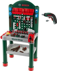 Детские наборы инструментов для мальчиков игровой набор Klein Строительный стол  Bosch ,82 предмета