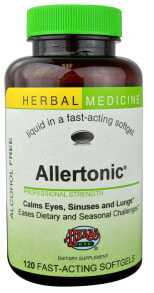 Витамины и БАДы от простуды и гриппа herbs Etc. Allertonic Комплекс от аллергии 120 быстродействующих капсулы